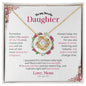 To My Lovely Daughter | Always Keep Me In Your Heart - Love Knot Necklace