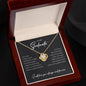 To My Soulmate | I Will Love You Always & Forever - Love Knot Necklace